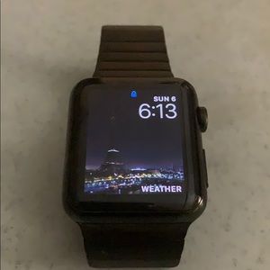Apple Watch Series 1 42mm w/ Apple BLK Metal Band